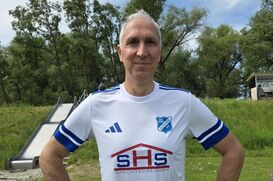 MdB Christoph Schmid im Trikot seines Heim-Vereines, der SG Alerheim